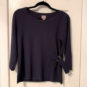Chico’s Navy 3/4 sleeve Top.
